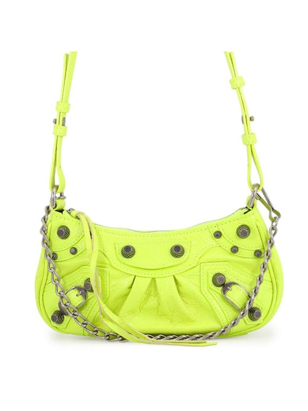 Balenciaga Shoulder Bag Buckle Cagole Mini Leather 2-Way